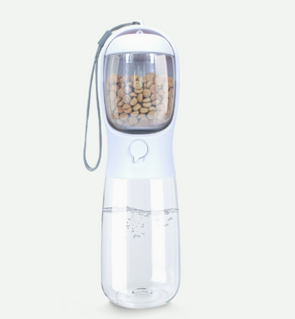 Portable Dog Water Bottle with Drinking Tray